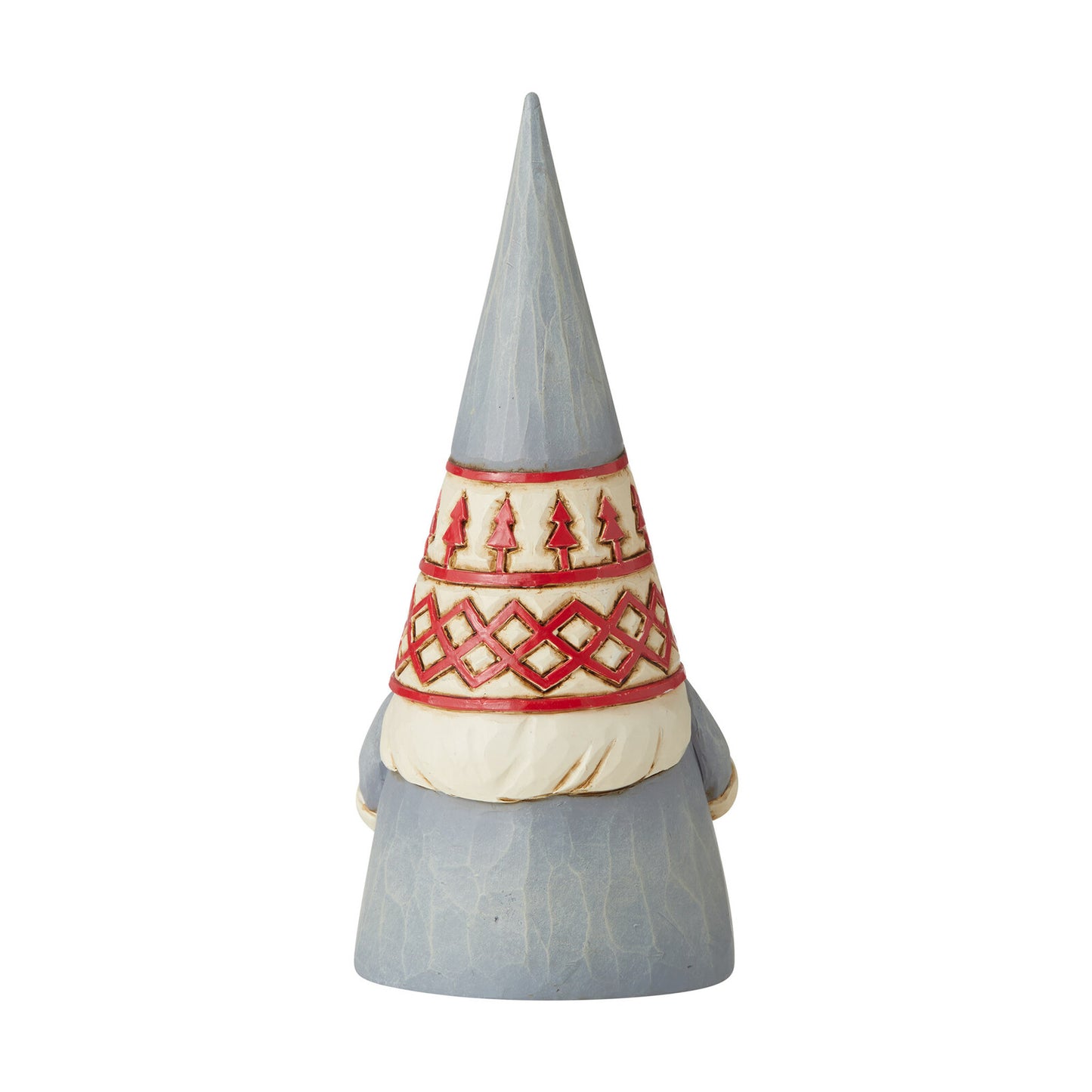 Decorative gnome with a cone-shaped hat on a white background