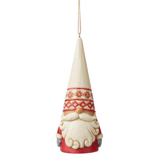 Jim Shore Heartwood Creek - Nordic Noel Gnome Hanging Ornament - PRE-ORDER