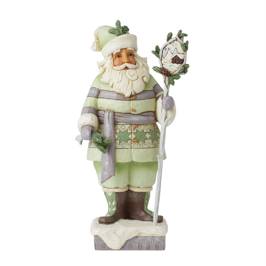Jim Shore Heartwood Creek - 24.5cm Woodland Santa With Staff