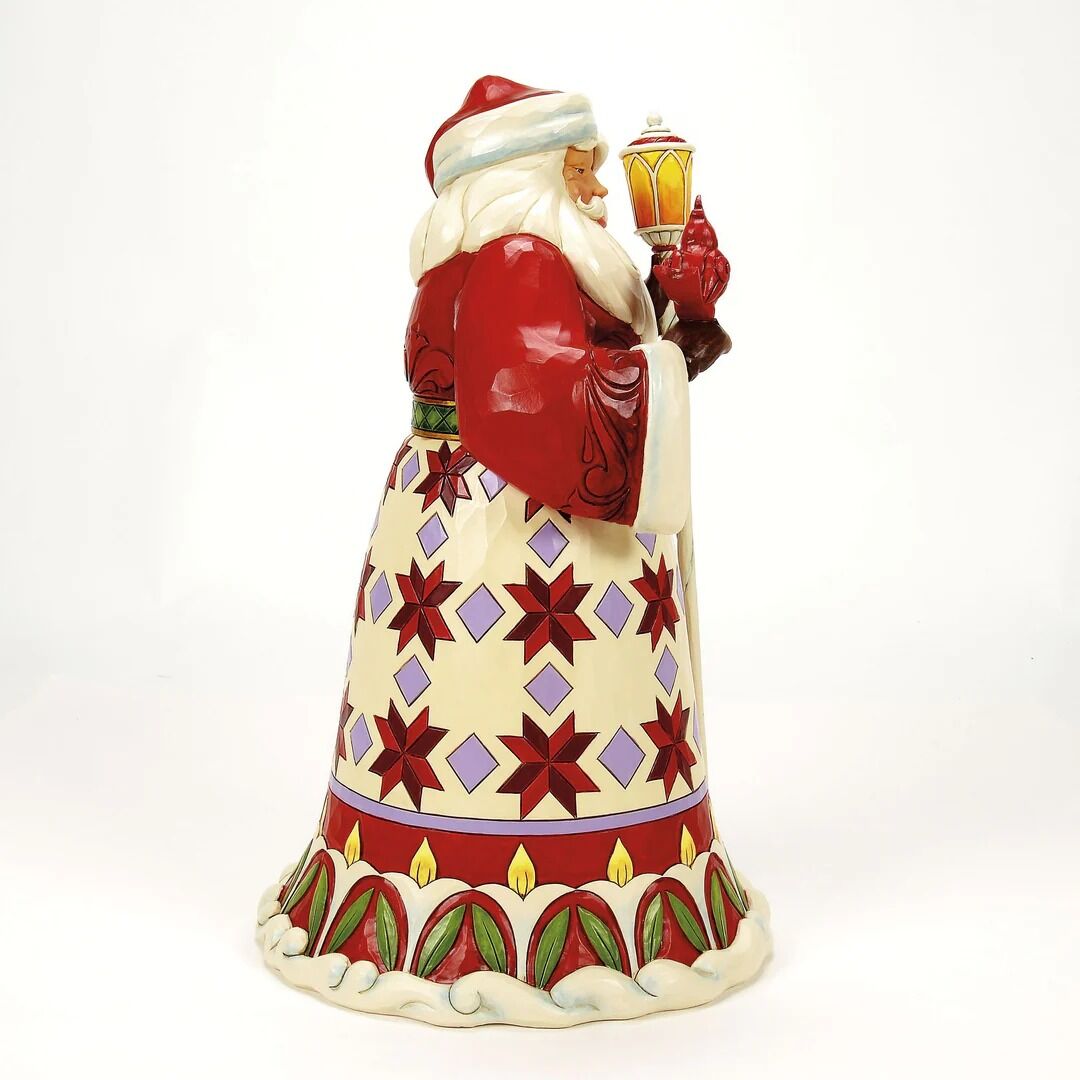 Jim Shore Heartwood Creek - Santa With Cardinal PRE-ORDER