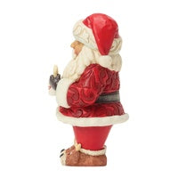 Jim Shore Heartwood Creek - 13cm Pint Sized Santa Hot Cocoa Cookie