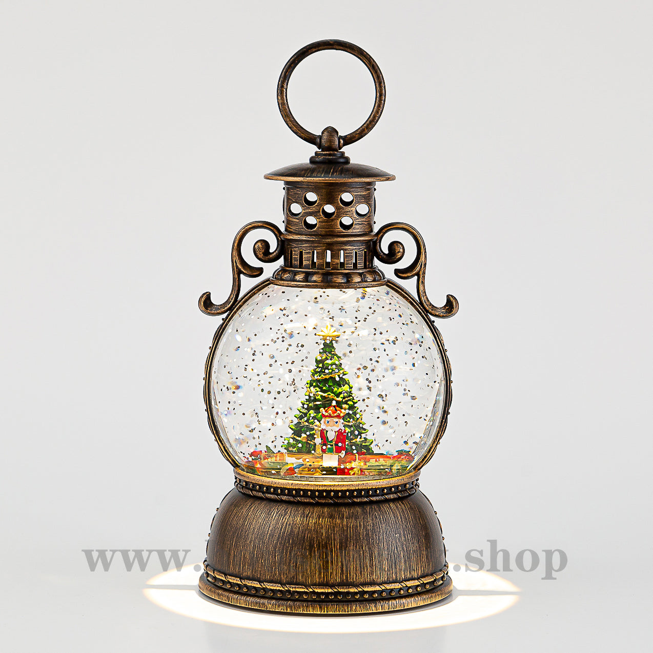 Jester christmas tree christmas snow globe front