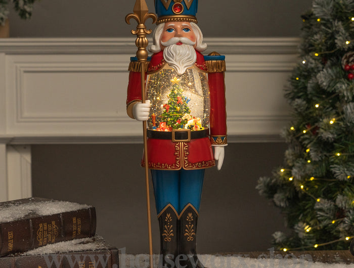 Nutcracker christmas snow globe