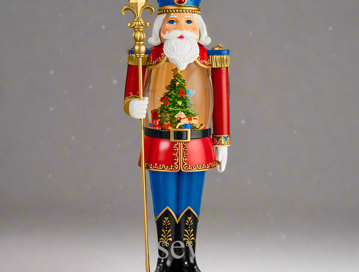 Nutcracker christmas snow globe