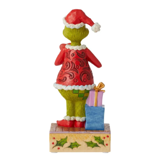 Grinch by Jim Shore - 18cm/7" Grinch With Blinking Heart