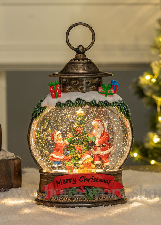 Festive Oval - Christmas Snow Globes by House worX