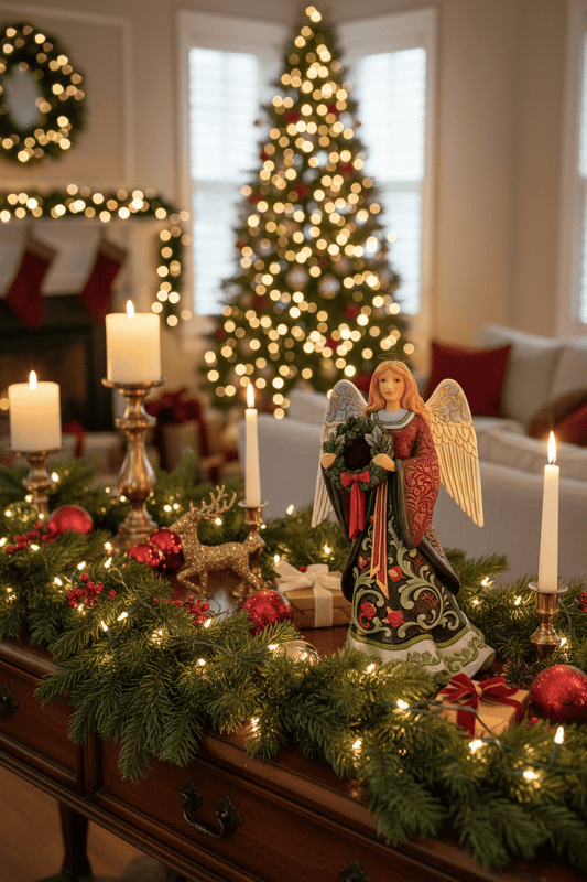 Jim Shore Heartwood Creek - Angel - Christmas Snow Globes by House worX