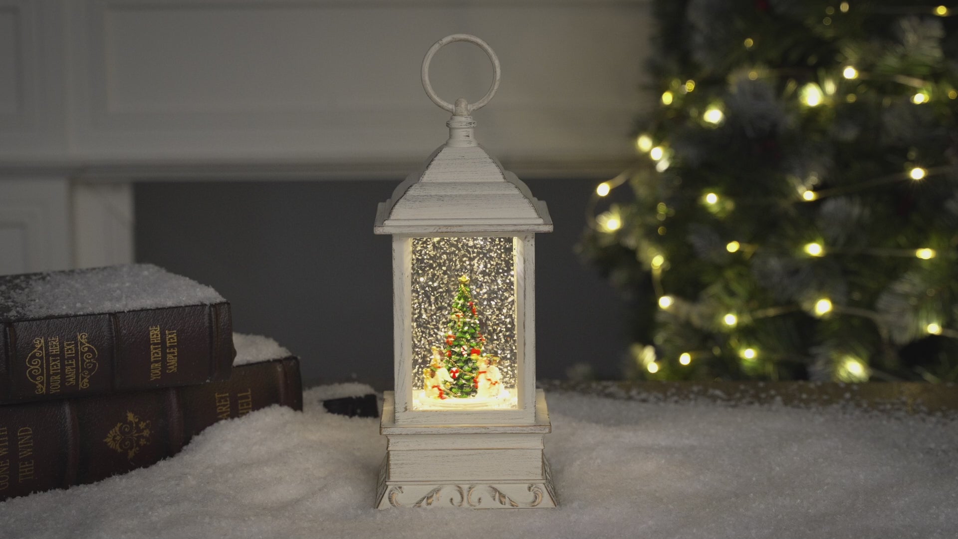 Oslo Christmas snow globe collection angel video