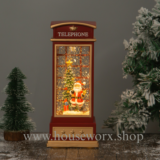telephone Booth santa