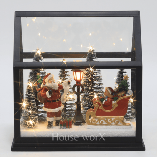 White Lane - Atrium - Santa - Christmas Snow Globes by House worX
