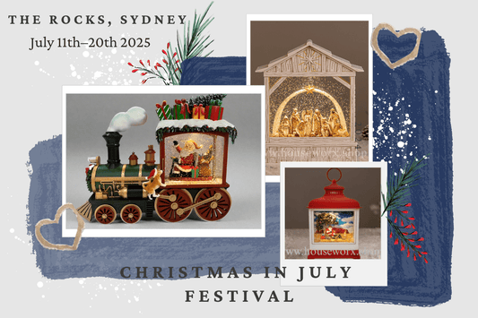 Christmas in July - Sydney -  Christmas Snow Globes by House worX 