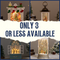 only 3 or less of each globe available