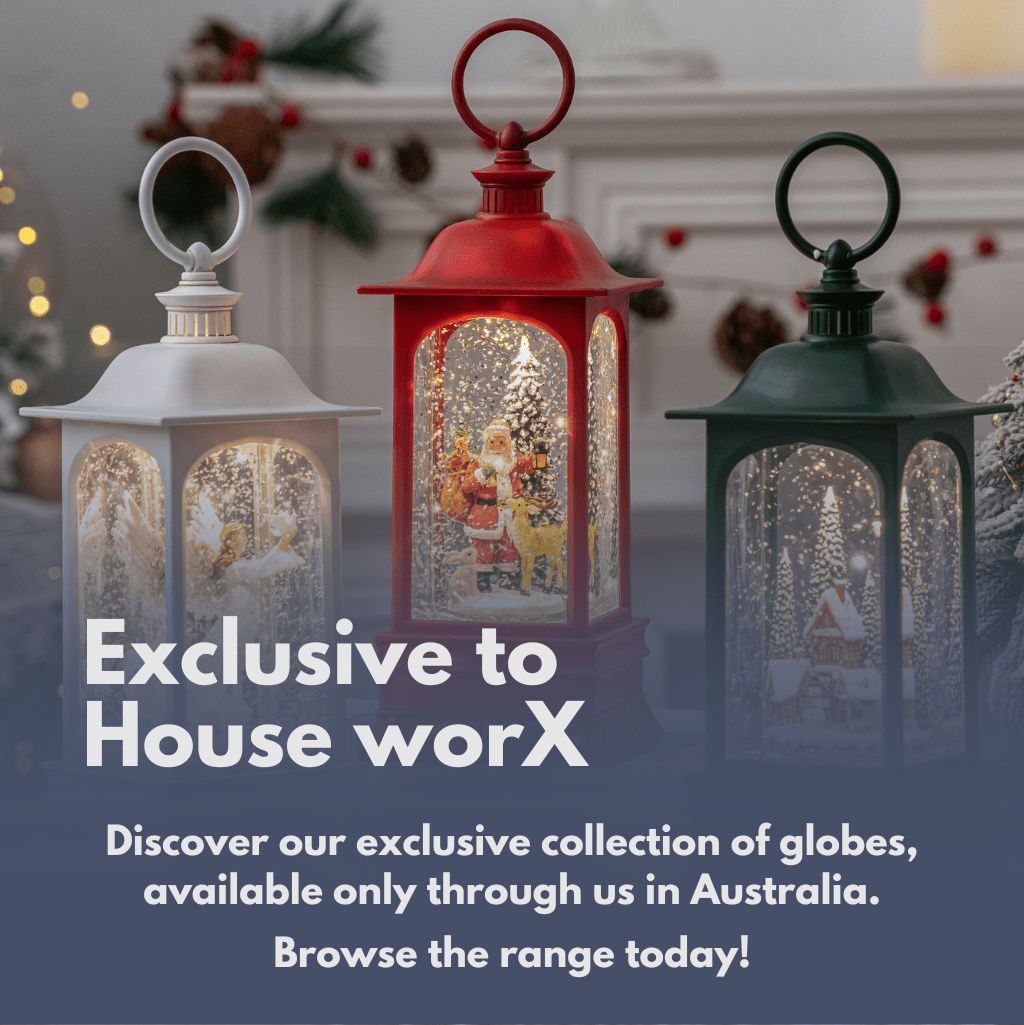 Exclusive -  Christmas Snow Globes by House worX 