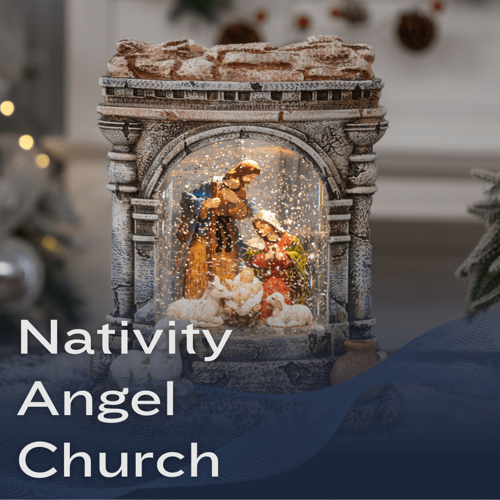 Nativity/Angel/Church -  Christmas Snow Globes by House worX 