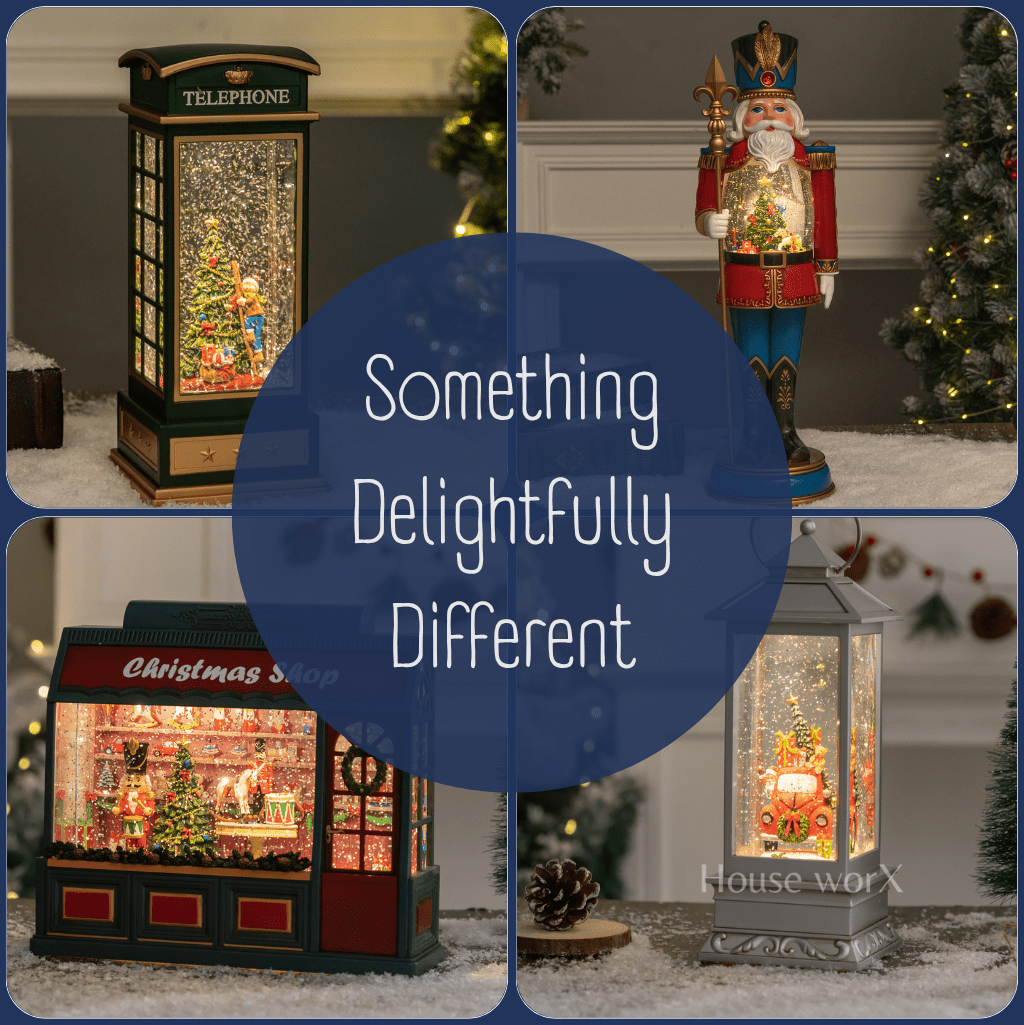 Something Delightfully Different -  Christmas Snow Globes by House worX 
