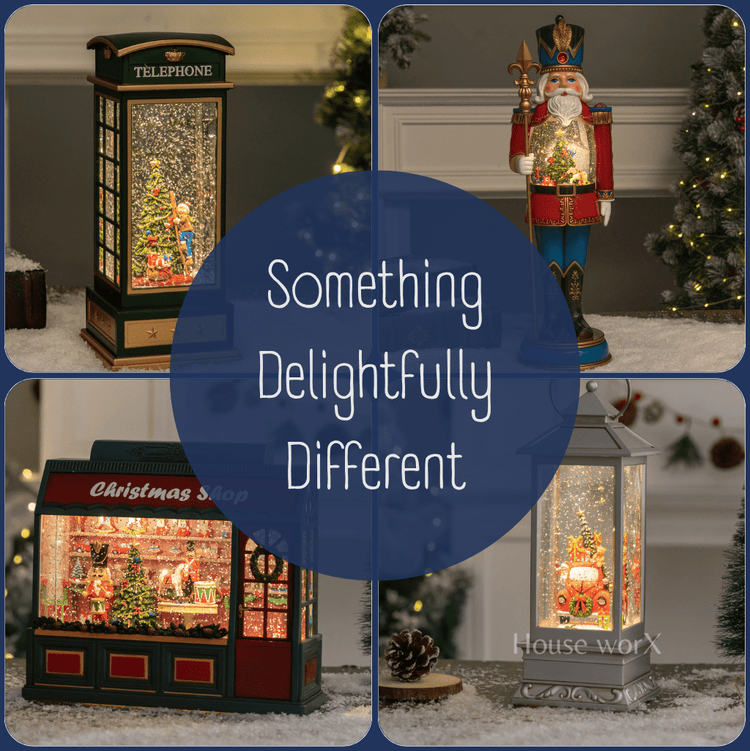 Something Delightfully Different -  Christmas Snow Globes by House worX 