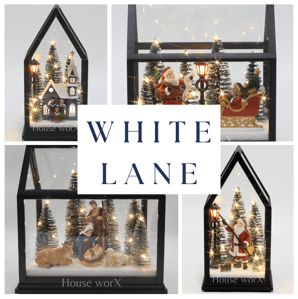 White Lane -  Christmas Snow Globes by House worX 
