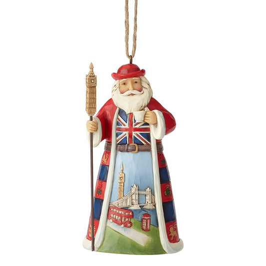 Heartwood Creek - 11.4cm/4.5" British Santa Hanging Ornament