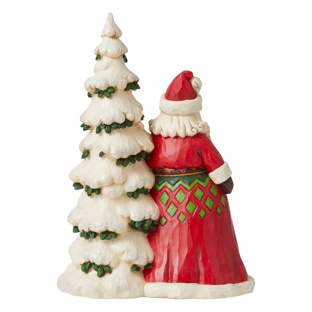 Jim Shore Heartwood Creek - Santa With Tree And Toy Bag PRE-ORDER