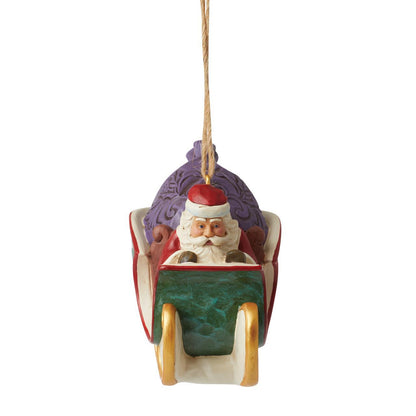Heartwood Creek - 7cm/2.75" Night Before Christmas Sleigh Hanging Ornament