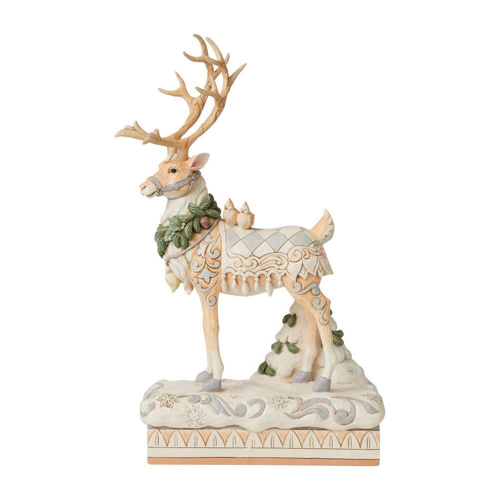 Jim Shore Winter Wonderland - Reindeer Centrepiece - PRE-ORDER