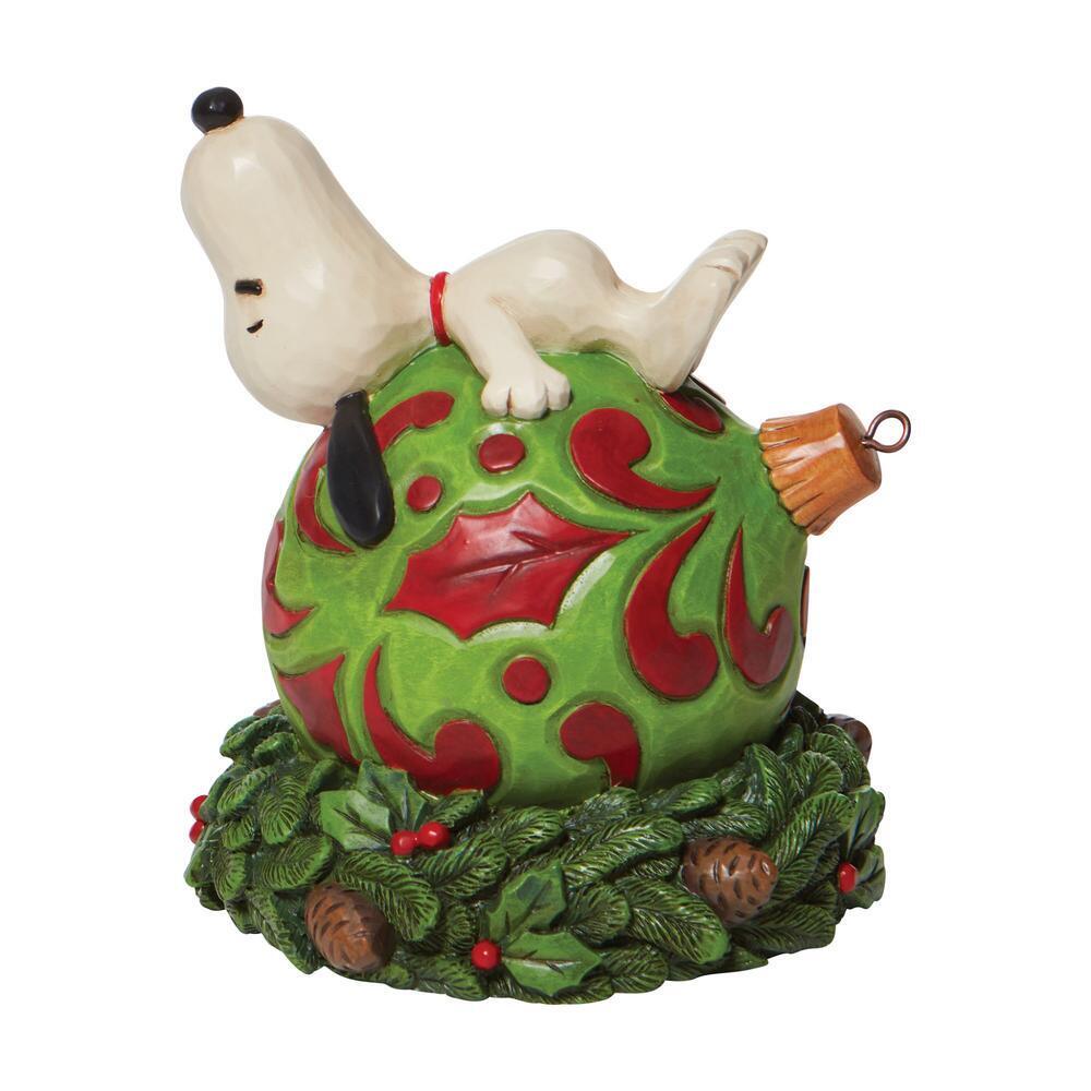 Peanuts by Jim Shore - 13cm/5.125" Snoopy Laying On Ornament