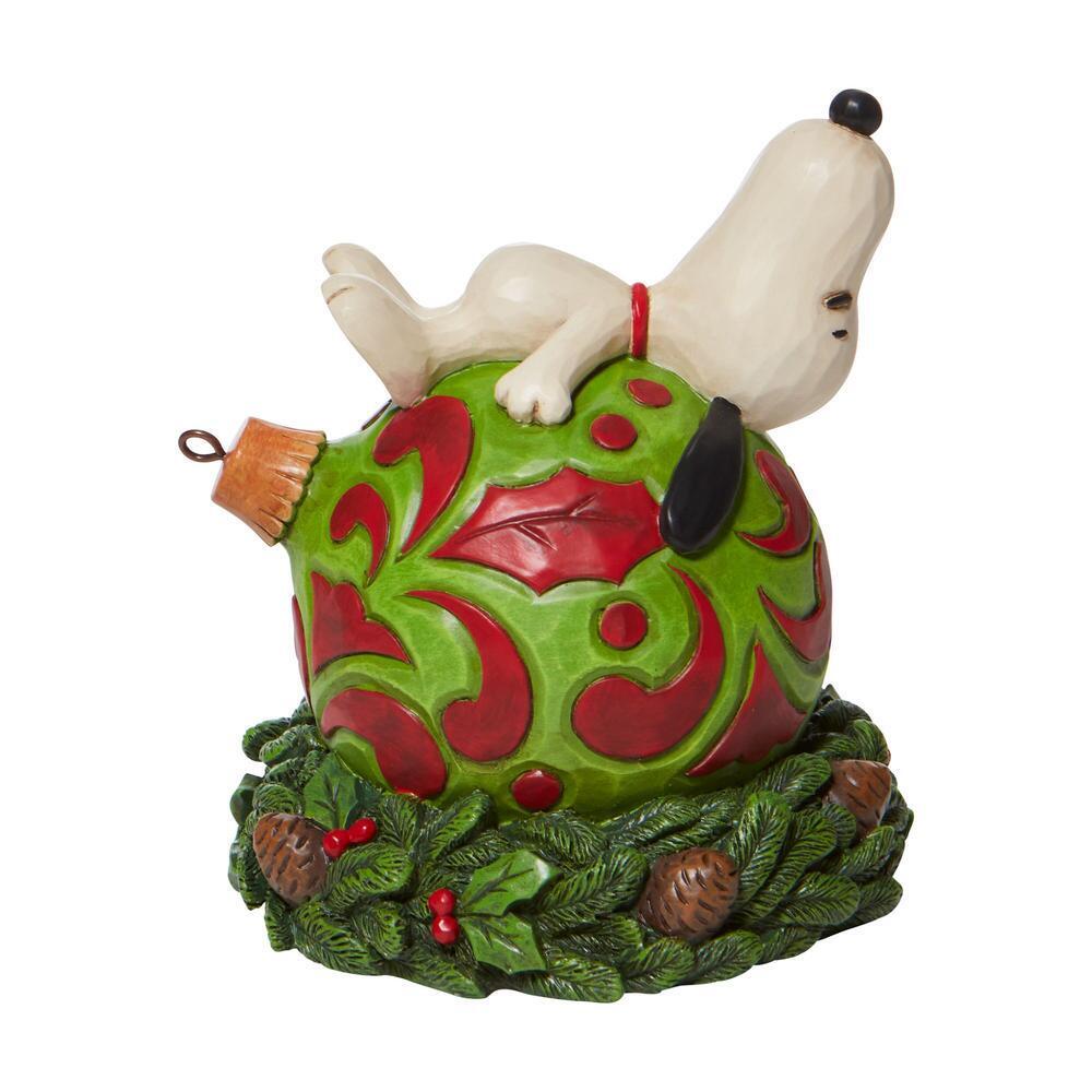 Peanuts by Jim Shore - 13cm/5.125" Snoopy Laying On Ornament