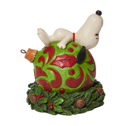 Peanuts by Jim Shore - 13cm/5.125" Snoopy Laying On Ornament