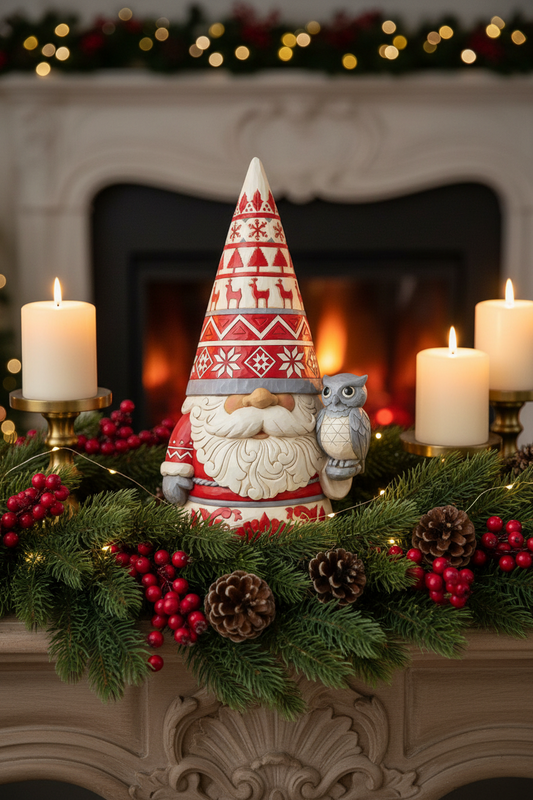 Jim Shore Heartwood Creek - Nordic Noel Gnome 51.5cm - PRE-ORDER