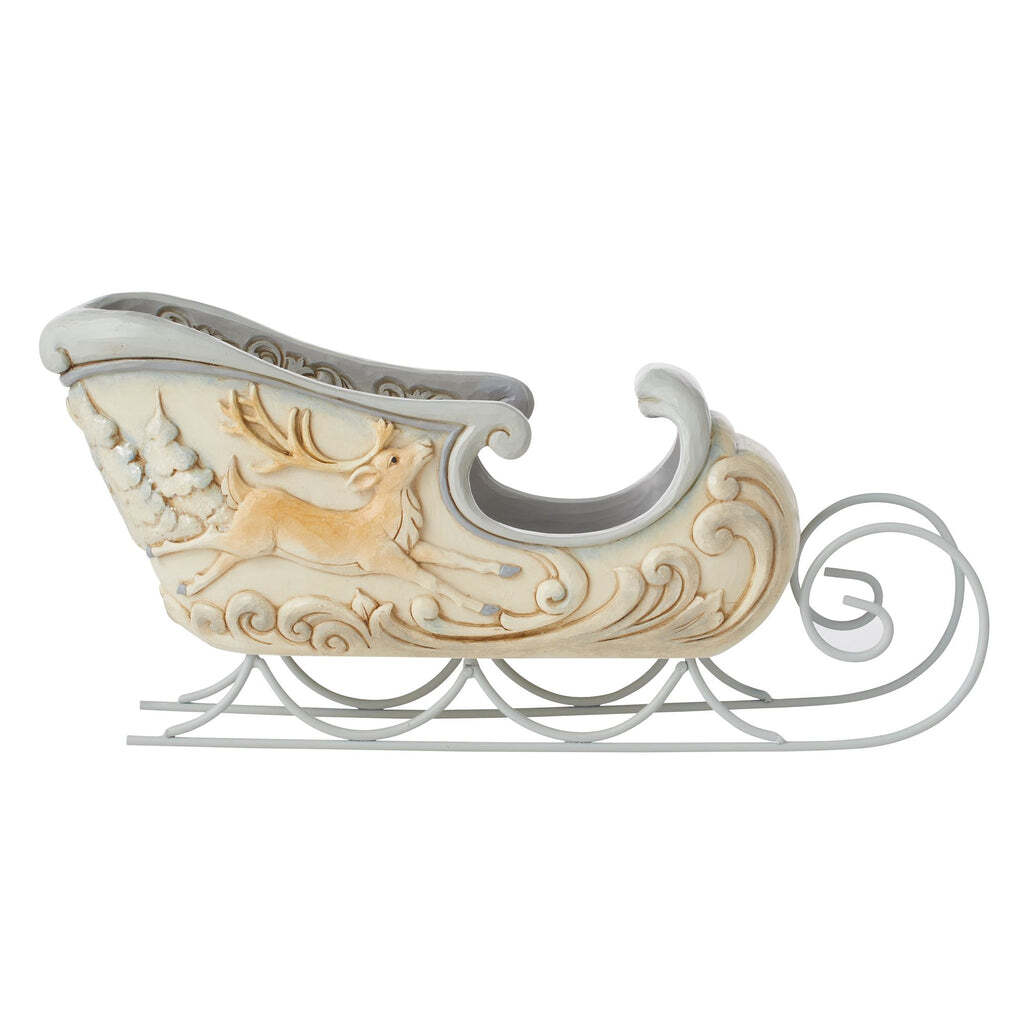 Jim Shore Heartwood Creek - 16cm Woodland Sleigh
