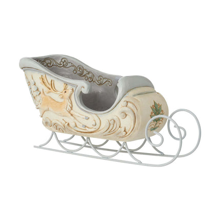 Jim Shore Heartwood Creek - 16cm Woodland Sleigh