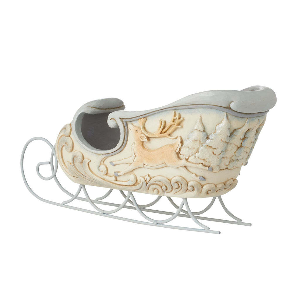 Jim Shore Heartwood Creek - 16cm Woodland Sleigh