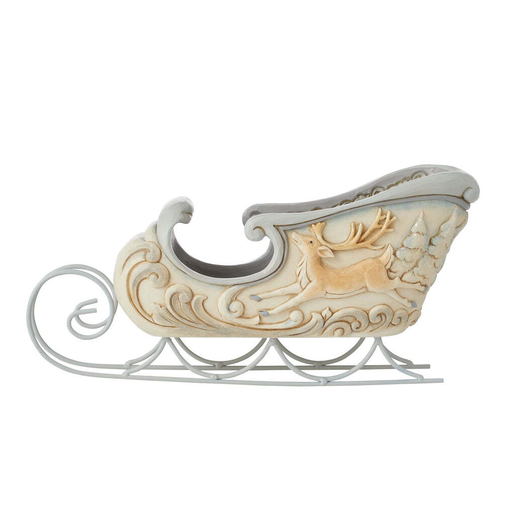 Jim Shore Heartwood Creek - 16cm Woodland Sleigh