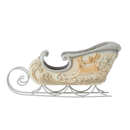 Jim Shore Heartwood Creek - 16cm Woodland Sleigh