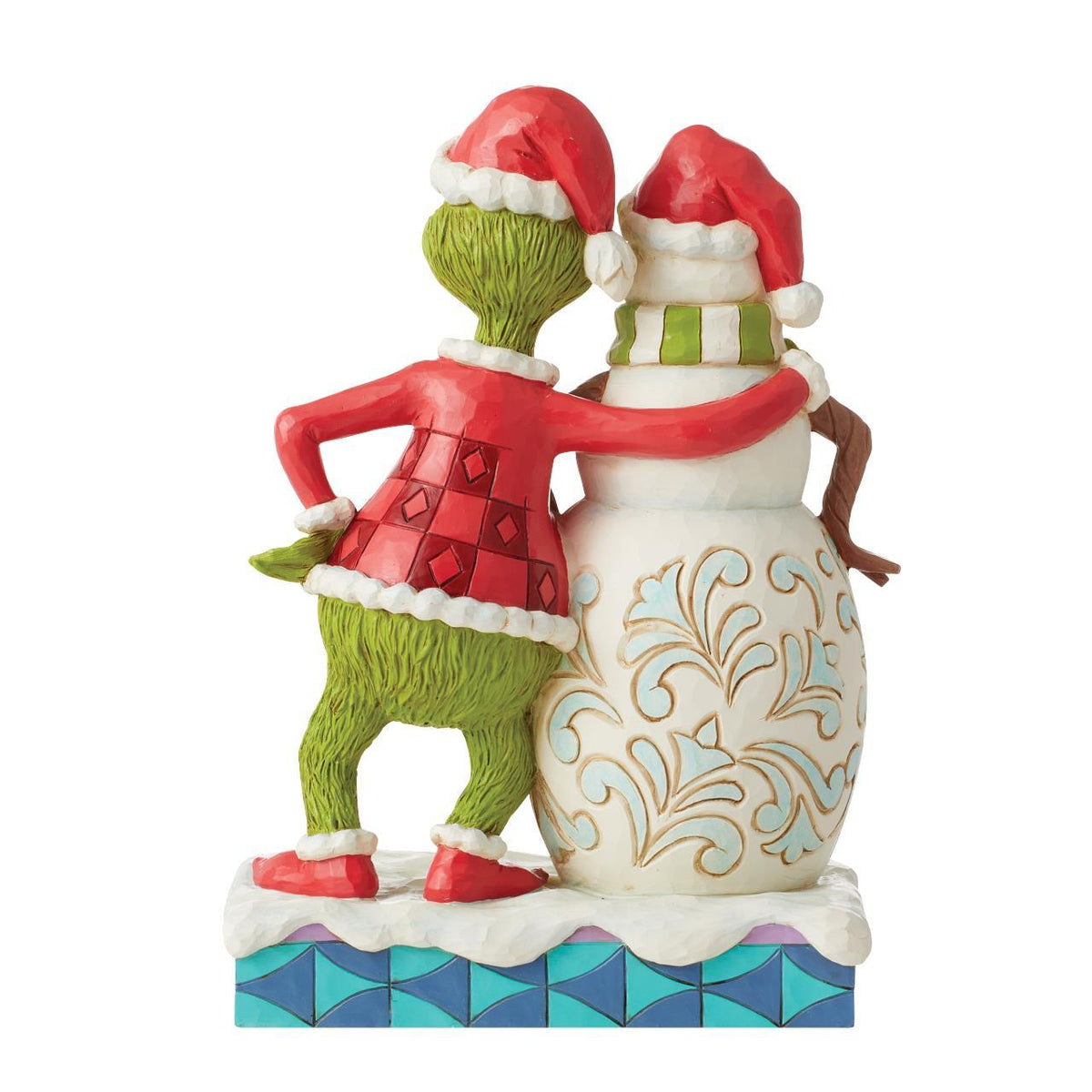 Grinch by Jim Shore - 20cm/7.8" Grinch with Grinchy Snowman