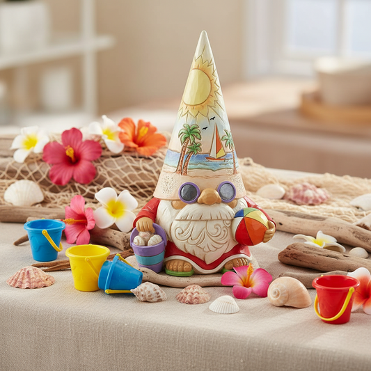 Jim Shore Heartwood Creek - Gnome With Bucket And Ball