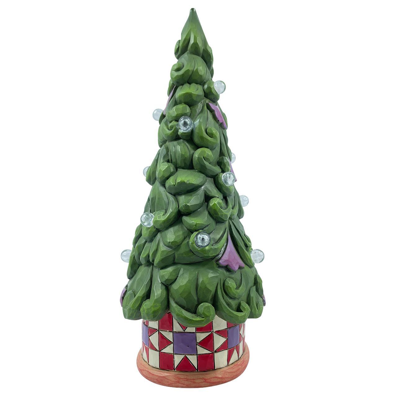 Jim Shore Heartwood Creek - LED Tree Star Patterned Base