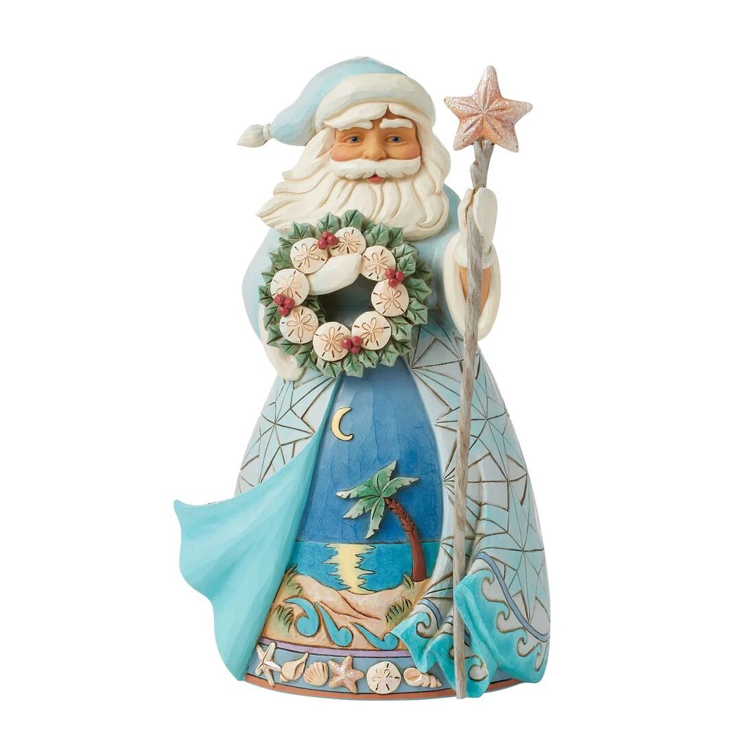 Jim Shore Heartwood Creek - Santa With Sand Dollar