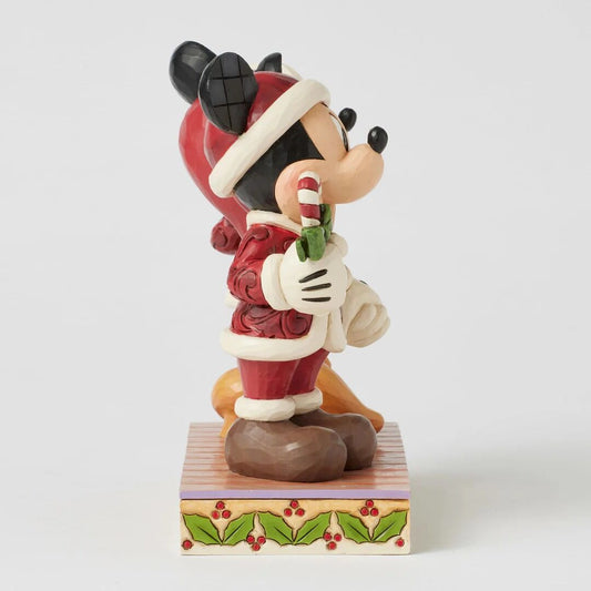 Jim Shore Disney Traditions - 17cm Mickey & Minnie with Candy Canes