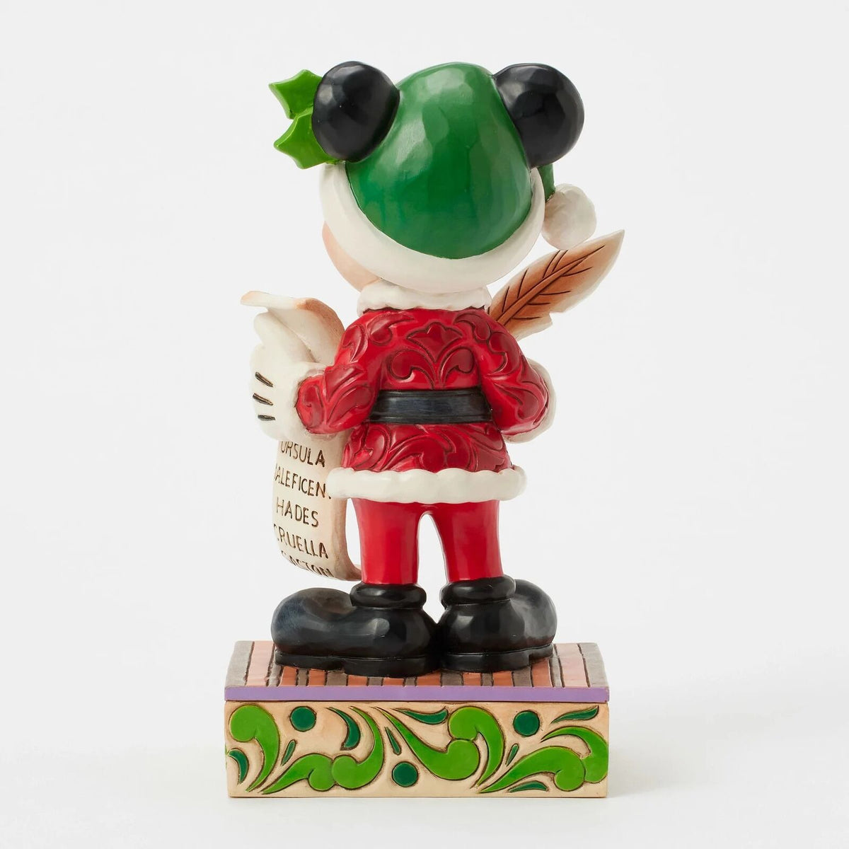 Jim Shore Disney Traditions - 19cm Santa Mickey with List