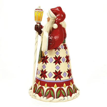 Jim Shore Heartwood Creek - Santa With Cardinal