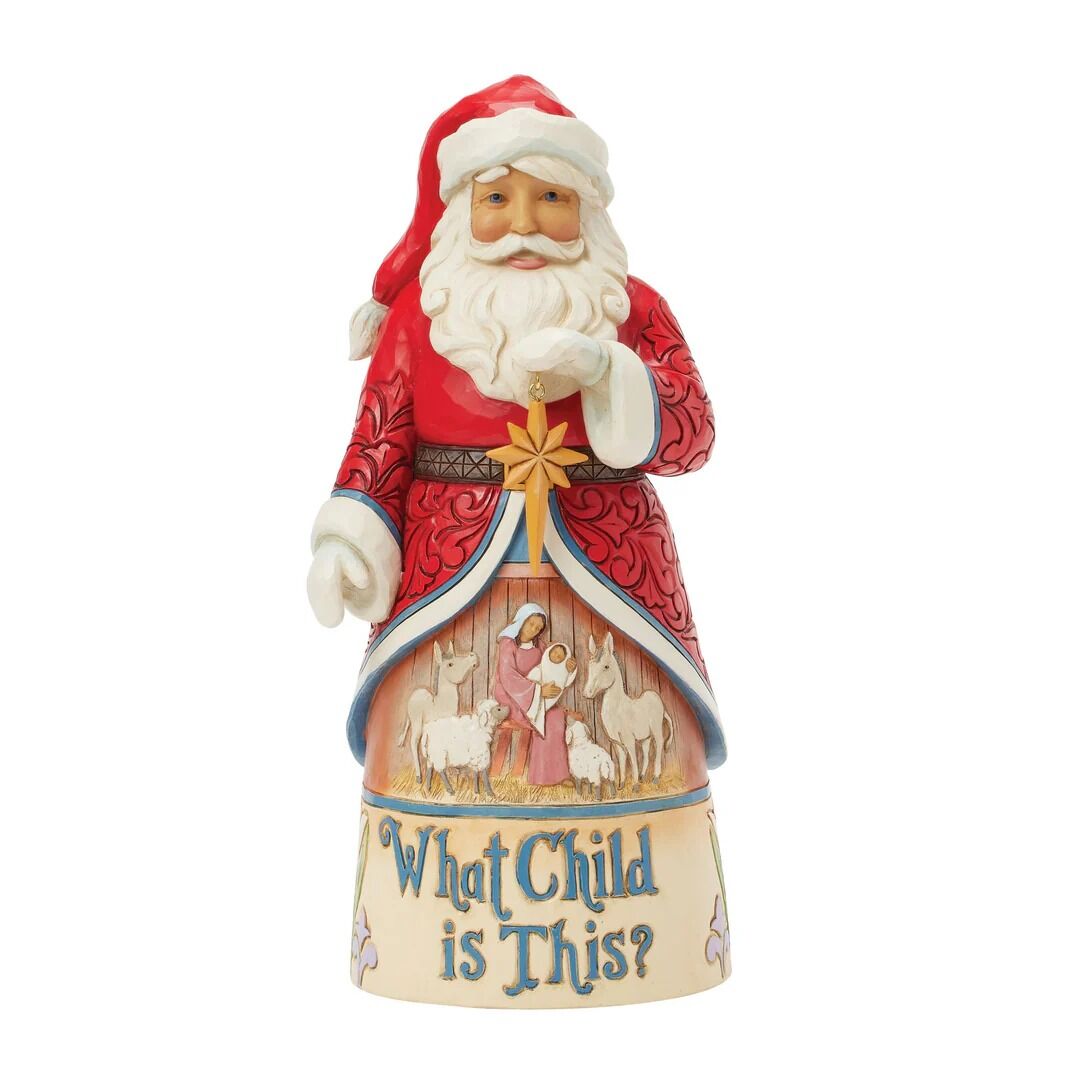 Jim Shore Heartwood Creek - 24cm What Child Is This 19th Annual Santa Song Series