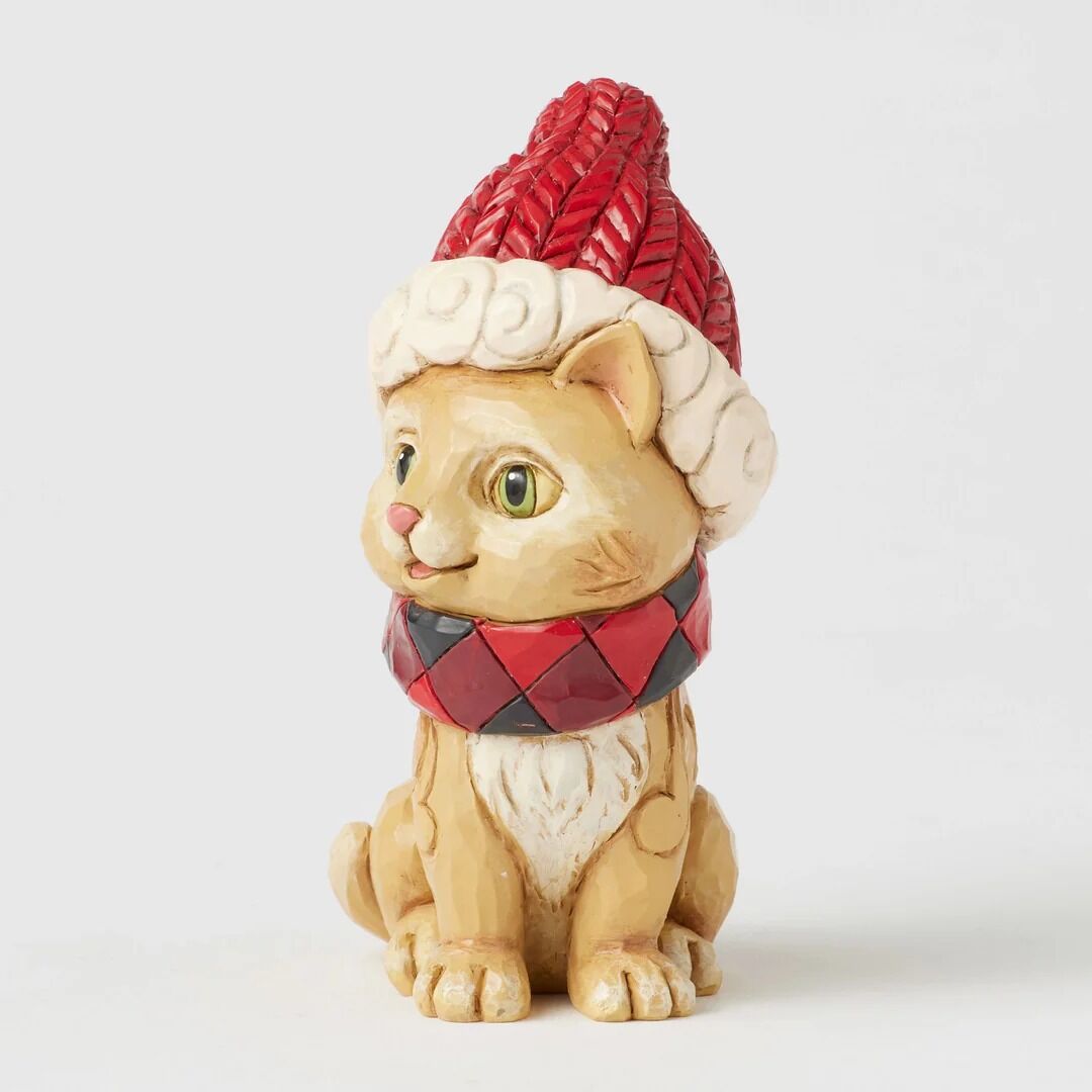 Cat with Santa Hat on white background
