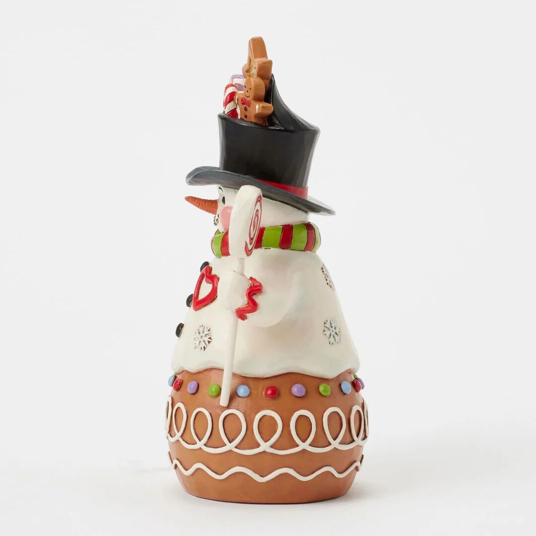 Jim Shore Heartwod Creek - Snowman With Sweets Hat PRE-ORDER