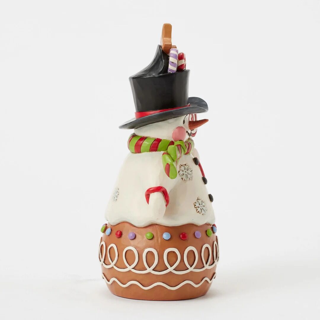 Jim Shore Heartwod Creek - Snowman With Sweets Hat PRE-ORDER
