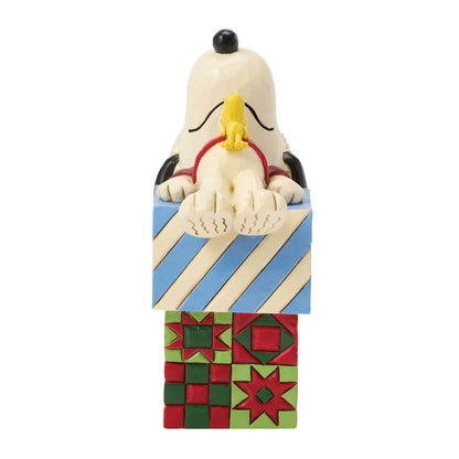Peanuts by Jim Shore - 10cm/4" Snoopy and Woodstick Gifts