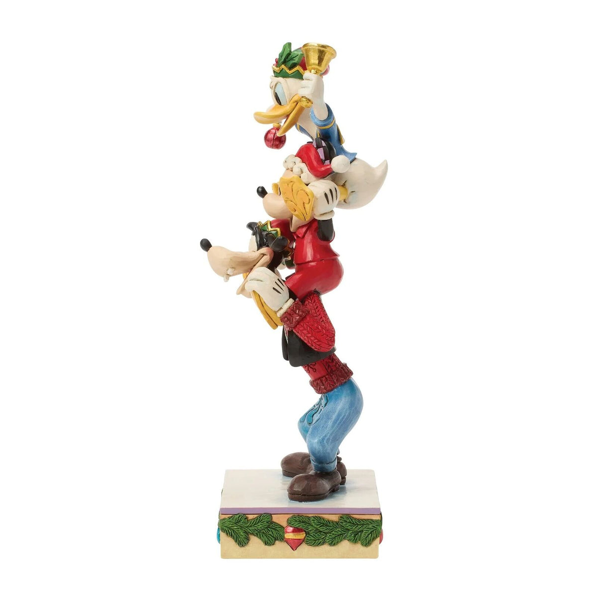 Jim Shore Disney Traditions - 22cm Mickey Donald Goofy Stacked