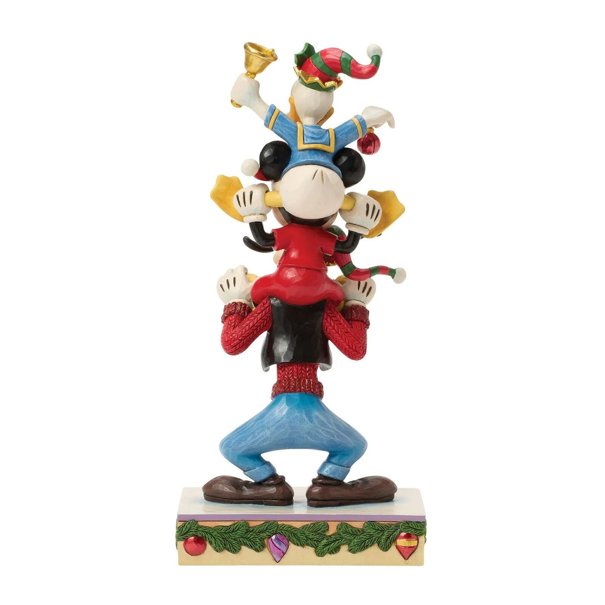 Jim Shore Disney Traditions - 22cm Mickey Donald Goofy Stacked