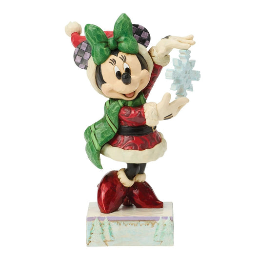 Jim Shore Disney Traditions - 14cm Minnie with Snowflake