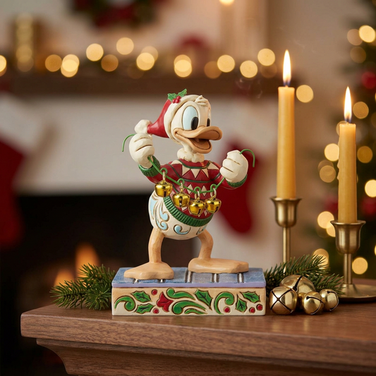 Jim Shore Disney Traditions - 12cm Donald Duck with Bells